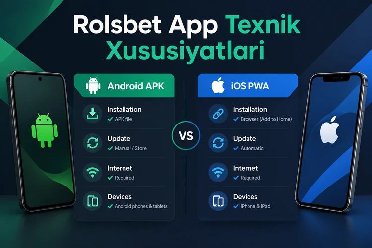 Rolsbet App Texnik Xususiyatlari